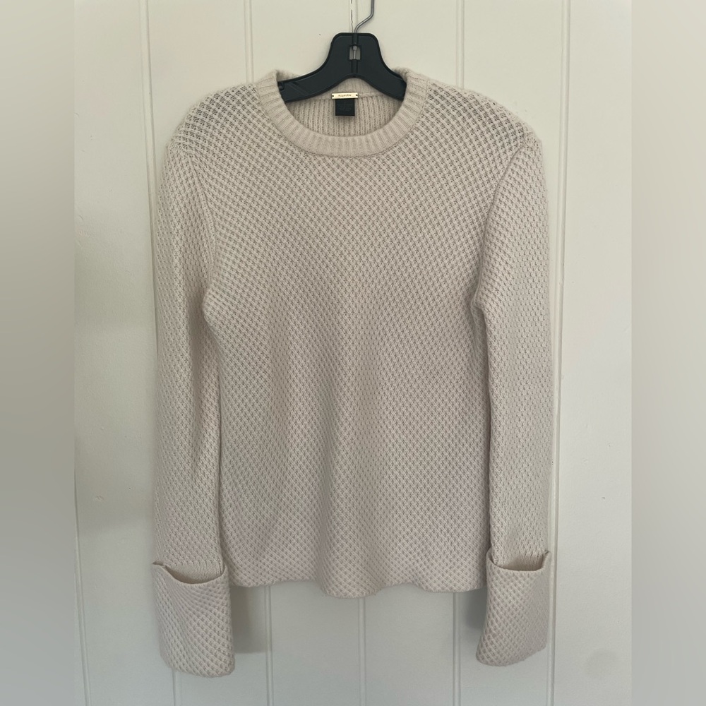 Magaschoni Cashmere Crewneck Sweater in Cream S